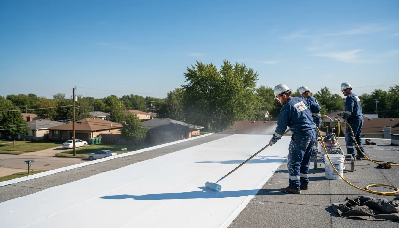 Commercial roof coating in Albany, LA near me